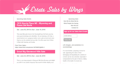 Desktop Screenshot of estatesalesbywings.com