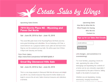 Tablet Screenshot of estatesalesbywings.com
